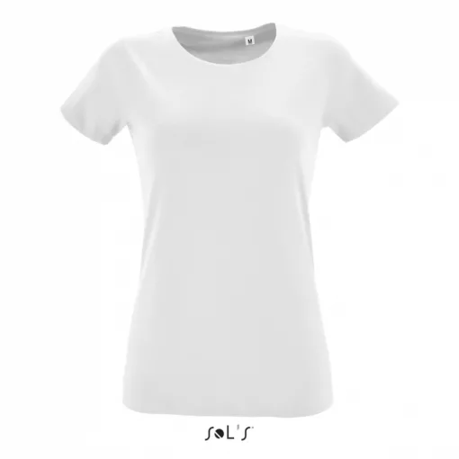 Női póló SOL S SO02758 Sol S Regent Fit Women - Környakú Testhezálló póló -2XL, White