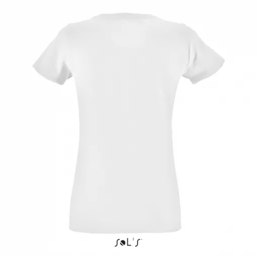 Női póló SOL S SO02758 Sol S Regent Fit Women - Környakú Testhezálló póló -2XL, White