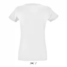 Női póló SOL S SO02758 Sol S Regent Fit Women - Környakú Testhezálló póló -L, White