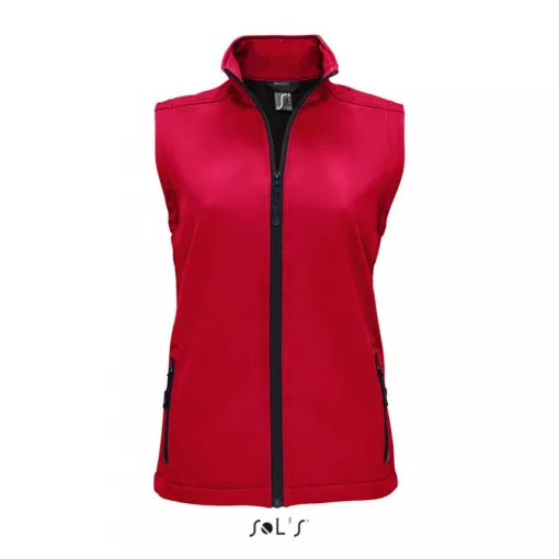 Női SOL S SO02888 Sol S Race Bw Women - Softshell Bodywarmer -M, Pepper Red