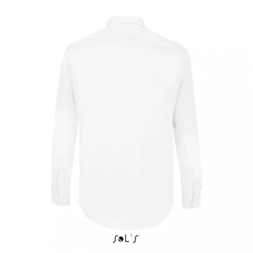 Férfi ing SOL S SO02920 Sol S Boston Fit - Long Sleeve Oxford Men S Shirt -XL, White