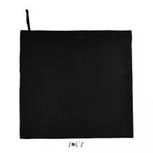 Uniszex törölköző SOL S SO02936 Sol S Atoll 100 - Microfibre Towel -Egy méret, Black