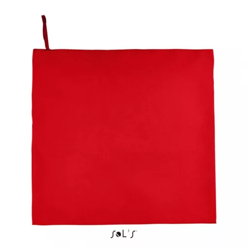 Uniszex törölköző SOL S SO02936 Sol S Atoll 100 - Microfibre Towel -Egy méret, Red