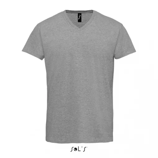 Férfi póló SOL S SO02940 Sol S Imperial v Men - v-nyakú póló -M, Grey Melange