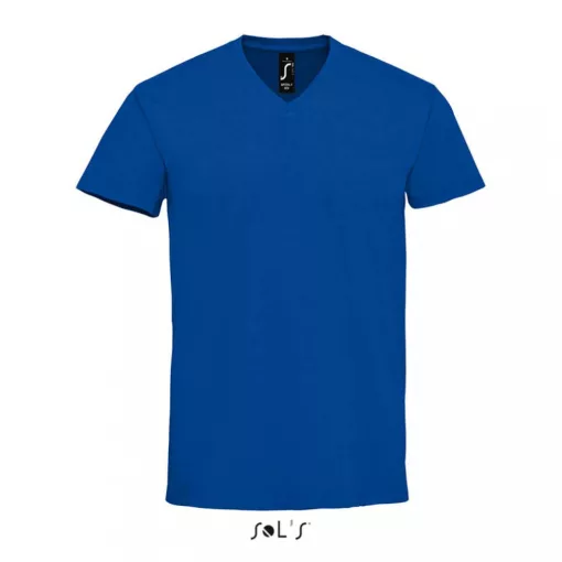 Férfi póló SOL S SO02940 Sol S Imperial v Men - v-nyakú póló -S, Royal Blue