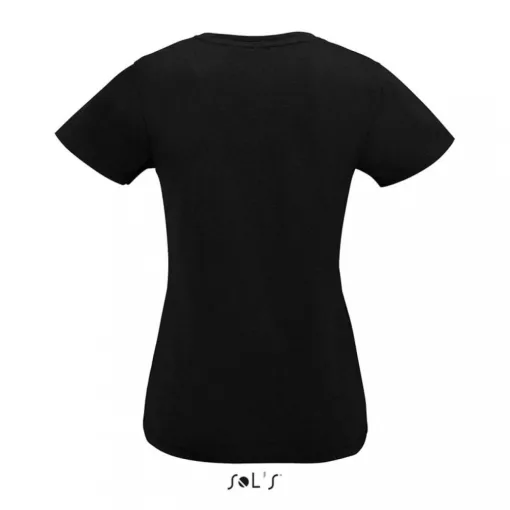 Női póló SOL S SO02941 Sol S Imperial v Women - v-nyakú póló -2XL, Deep Black