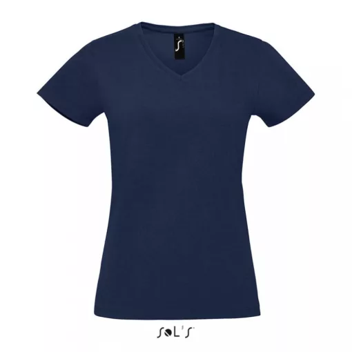 Női póló SOL S SO02941 Sol S Imperial v Women - v-nyakú póló -2XL, French Navy
