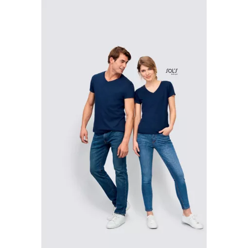 Női póló SOL S SO02941 Sol S Imperial v Women - v-nyakú póló -L, Grey Melange
