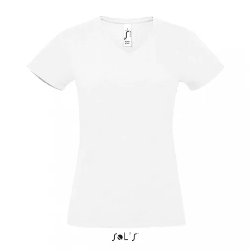 Női póló SOL S SO02941 Sol S Imperial v Women - v-nyakú póló -L, White