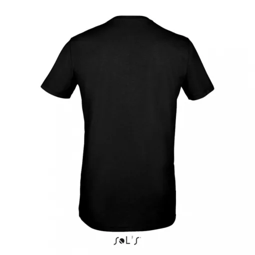 Férfi póló SOL S SO02945 Sol S Millenium Men - Környakú póló -L, Deep Black