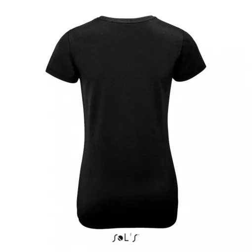 Női póló SOL S SO02946 Sol S Millenium Women - Környakú póló -2XL, Deep Black
