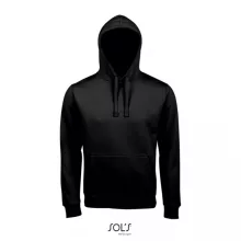 Uniszex kapucnis pulóver SOL S SO02991 Sol S Spencer - Hooded Sweatshirt -S, Black