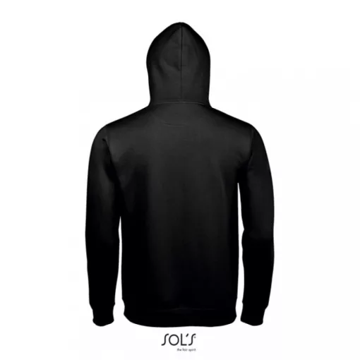 Uniszex kapucnis pulóver SOL S SO02991 Sol S Spencer - Hooded Sweatshirt -XL, Black