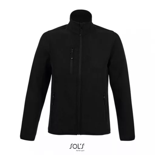Női kabát SOL S SO03107 Sol S Radian Women - Softshell Zip Jacket -2XL, Black