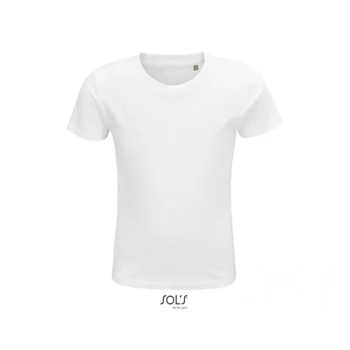 Gyerek póló SOL S SO03580 Sol S Crusader Kids - Round-neck Fitted Jersey T-Shirt -12A,
