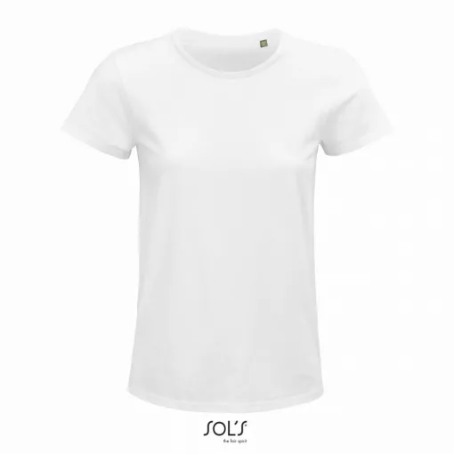 Női póló SOL S SO03581 Sol S Crusader Women - Round-neck Fitted Jersey T-Shirt -XL, Wh
