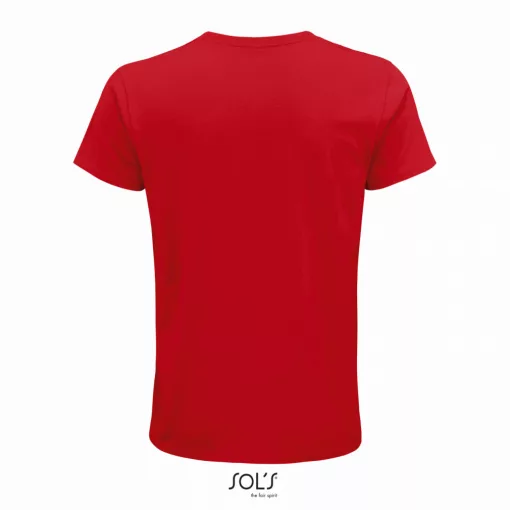 Férfi póló SOL S SO03582 Sol S Crusader Men - Round-neck Fitted Jersey T-Shirt -S, Red