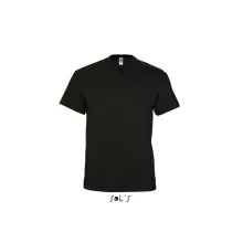 Férfi póló SOL S SO11150 Sol S victory - v-nyakú póló -S, Deep Black