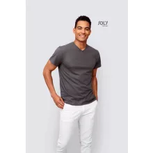Férfi póló SOL S SO11150 Sol S victory - v-nyakú póló -3XL, White