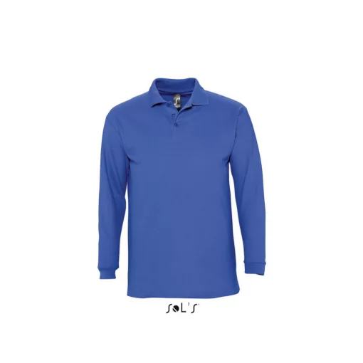 Férfi galléros póló SOL S SO11353 Sol S Winter Ii - Men S polo Shirt -S, Royal Blue