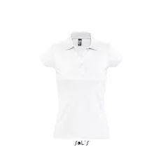Női galléros póló SOL S SO11376 Sol S prescott Women - polo Shirt -M, White