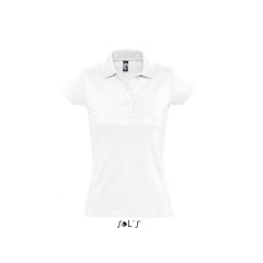 Női galléros póló SOL S SO11376 Sol S prescott Women - polo Shirt -XL, White