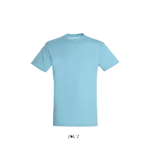 Uniszex póló SOL S SO11380 Sol S Regent - Környakú póló -XL, Atoll Blue