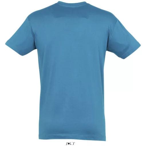 Uniszex póló SOL S SO11380 Sol S Regent - Környakú póló -XL, Aqua
