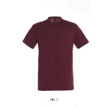 Uniszex póló SOL S SO11380 Sol S Regent - Környakú póló -2XL, Burgundy