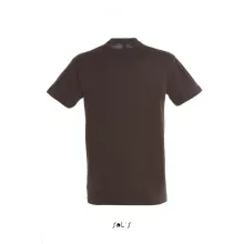 Uniszex póló SOL S SO11380 Sol S Regent - Környakú póló -2XL, Chocolate
