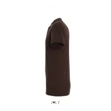 Uniszex póló SOL S SO11380 Sol S Regent - Környakú póló -M, Chocolate
