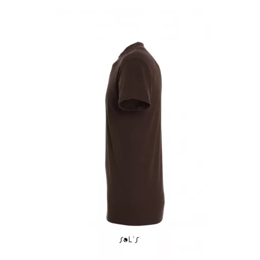 Uniszex póló SOL S SO11380 Sol S Regent - Környakú póló -M, Chocolate