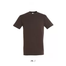 Uniszex póló SOL S SO11380 Sol S Regent - Környakú póló -XL, Chocolate