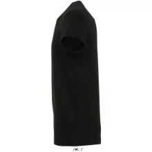 Uniszex póló SOL S SO11380 Sol S Regent - Környakú póló -4XL, Deep Black