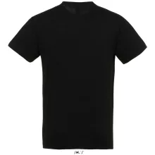Uniszex póló SOL S SO11380 Sol S Regent - Környakú póló -4XL, Deep Black