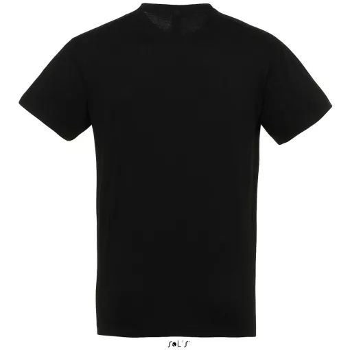 Uniszex póló SOL S SO11380 Sol S Regent - Környakú póló -L, Deep Black