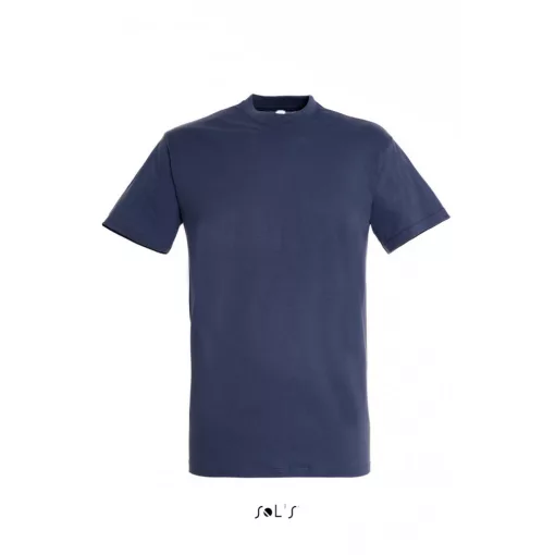 Uniszex póló SOL S SO11380 Sol S Regent - Környakú póló -XS, Denim
