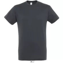 Uniszex póló SOL S SO11380 Sol S Regent - Környakú póló -L, Dark Grey
