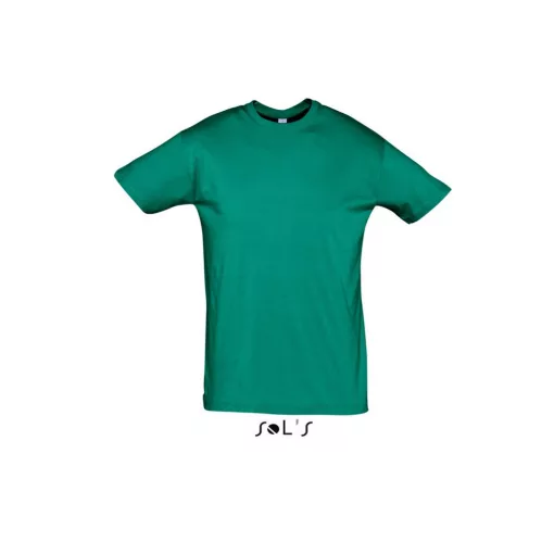 Uniszex póló SOL S SO11380 Sol S Regent - Környakú póló -S, Emerald