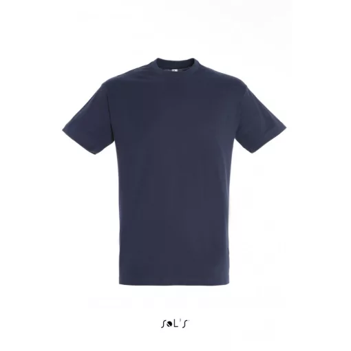 Uniszex póló SOL S SO11380 Sol S Regent - Környakú póló -4XL, French Navy