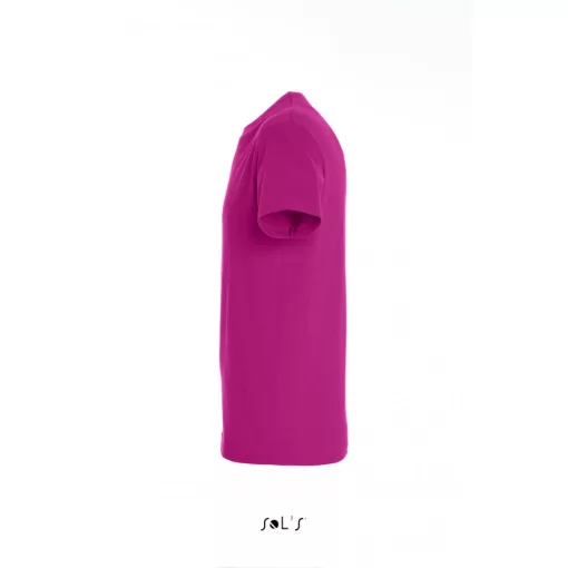 Uniszex póló SOL S SO11380 Sol S Regent - Környakú póló -L, Fuchsia