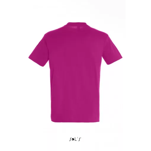 Uniszex póló SOL S SO11380 Sol S Regent - Környakú póló -S, Fuchsia