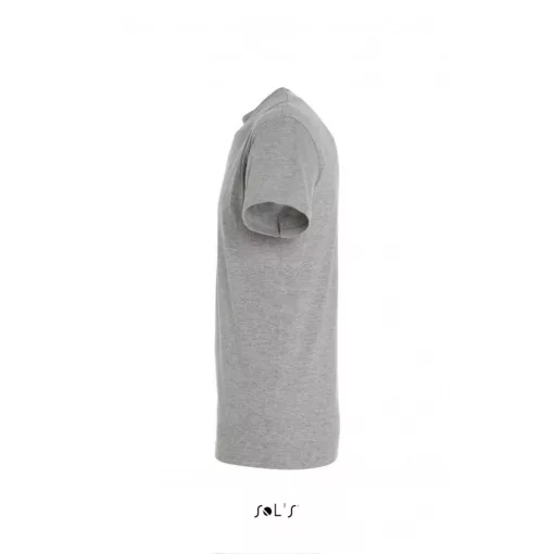 Uniszex póló SOL S SO11380 Sol S Regent - Környakú póló -4XL, Grey Melange