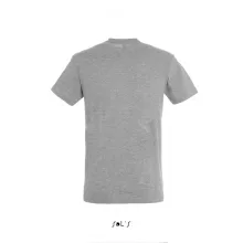 Uniszex póló SOL S SO11380 Sol S Regent - Környakú póló -S, Grey Melange