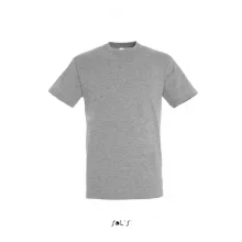 Uniszex póló SOL S SO11380 Sol S Regent - Környakú póló -XS, Grey Melange