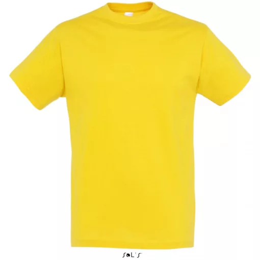 Uniszex póló SOL S SO11380 Sol S Regent - Környakú póló -XL, Gold