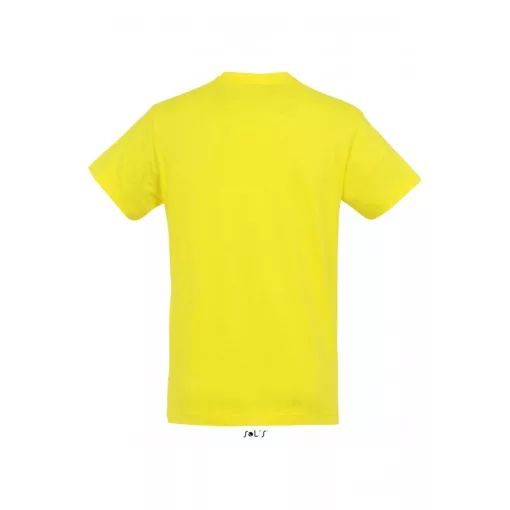 Uniszex póló SOL S SO11380 Sol S Regent - Környakú póló -XL, Lemon
