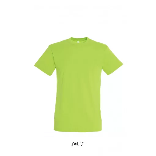 Uniszex póló SOL S SO11380 Sol S Regent - Környakú póló -2XL, Lime