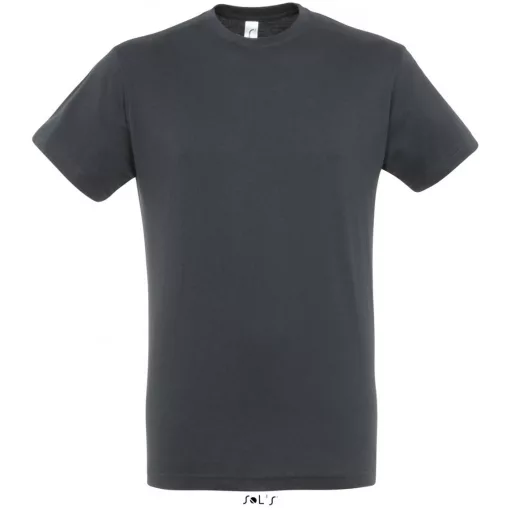 Uniszex póló SOL S SO11380 Sol S Regent - Környakú póló -4XL, Mouse Grey