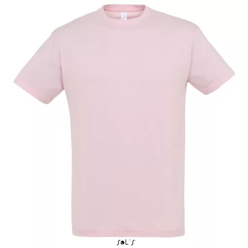 Uniszex póló SOL S SO11380 Sol S Regent - Környakú póló -M, Pale Pink